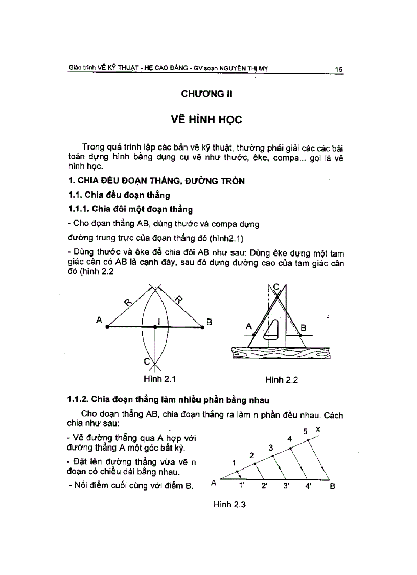 image for page Giáo trình vẽ kỹ thuật