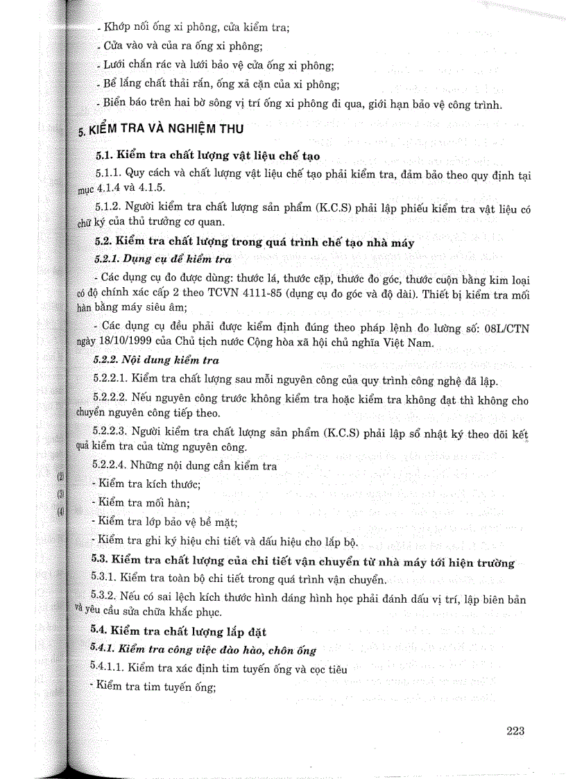 image for page Tiêu chuẩn ngành 14 TCN 179 2006 Công trình thuỷ lợi ống xi phong kết cấu thép thi công kiểm tra nghiệm thu Tiêu chuẩn ngành Thuỷ Lợi