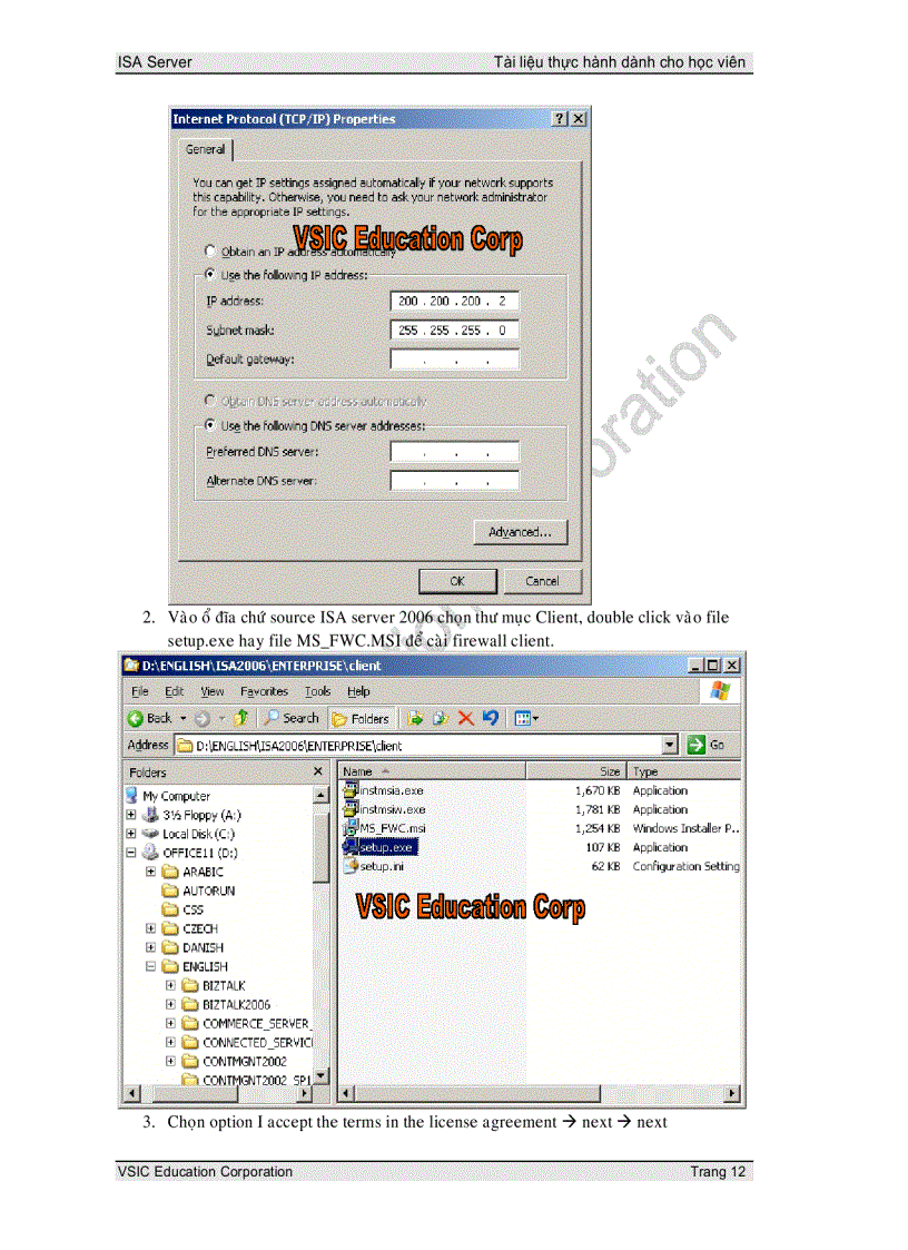 image for page Giáo trình ISA server 2006 English