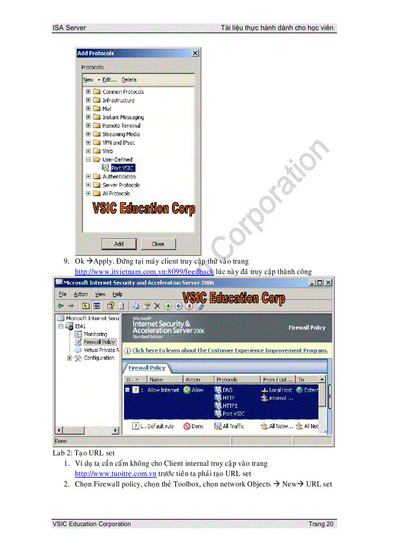image for page Giáo trình ISA server 2006 English