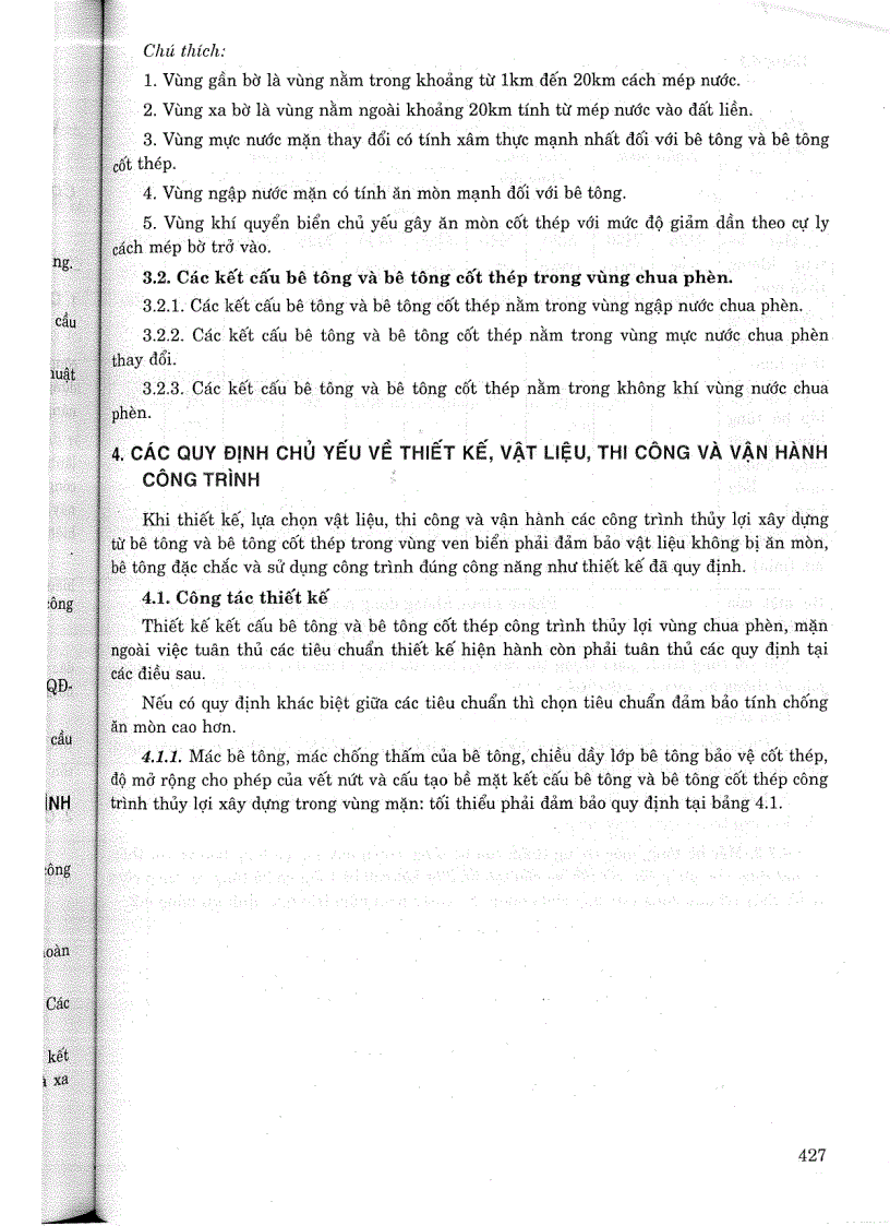 image for page Kết cấu bê tông bê tông cốt thép công trình thủy lợi vùng ven biển Các quy định chủ yếu về thiết kế vật liệu thi công và vận hành công trình