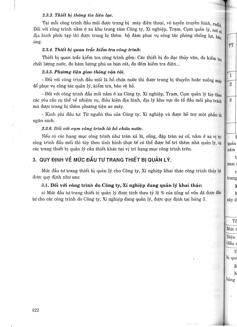 image for page Tiêu chuẩn ngành 14 TCN 131 2002 Trang thiết bị quản lý hệ thống công trình thuỷ lợi phục vụ tưới tiêu