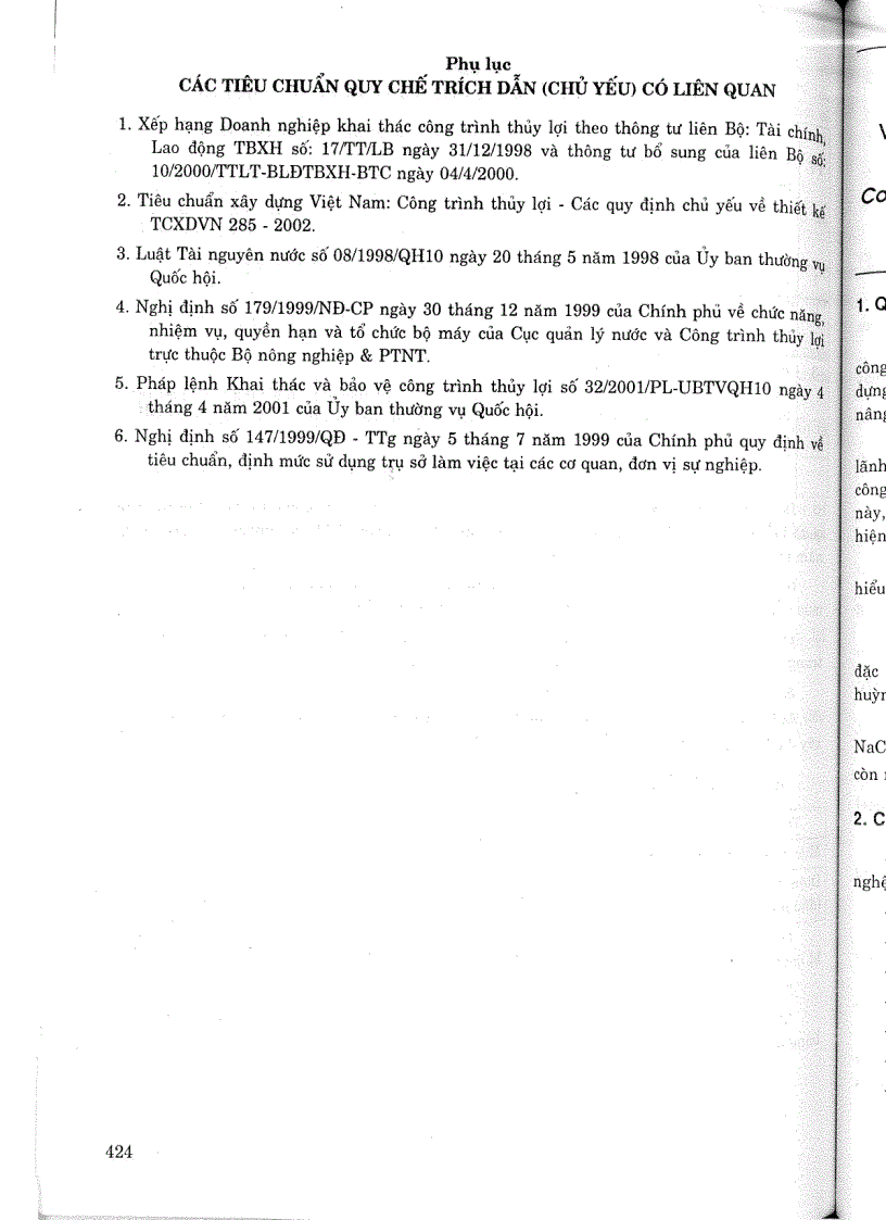 image for page Tiêu chuẩn ngành 14 TCN 131 2002 Trang thiết bị quản lý hệ thống công trình thuỷ lợi phục vụ tưới tiêu