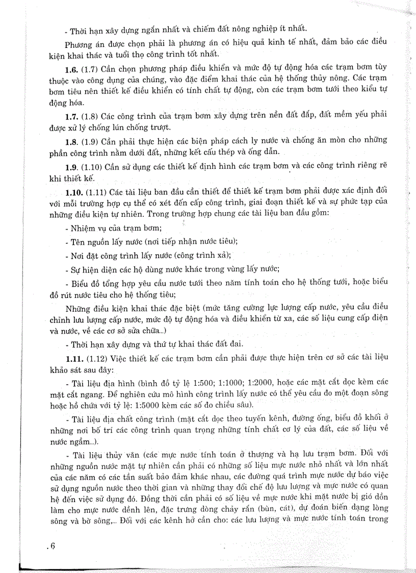 image for page Tiêu chuẩn ngành HD TL C 7 83 Hướng dẫn thiết kế trạm bơm tưới tiêu nước Tiêu chuẩn ngành Thuỷ Lợi