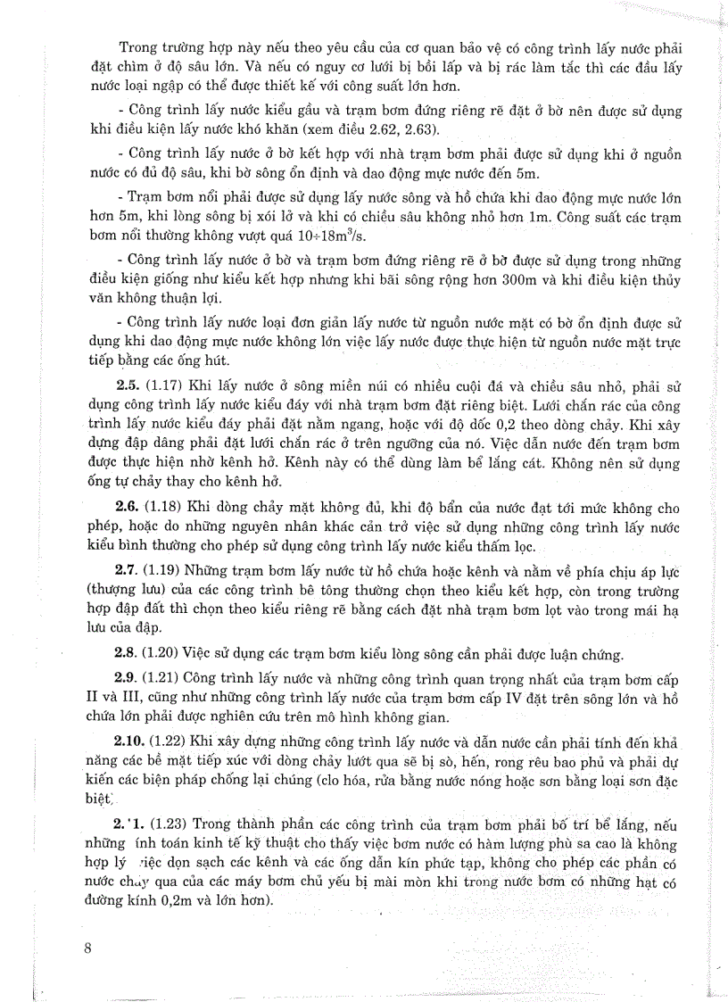 image for page Tiêu chuẩn ngành HD TL C 7 83 Hướng dẫn thiết kế trạm bơm tưới tiêu nước Tiêu chuẩn ngành Thuỷ Lợi