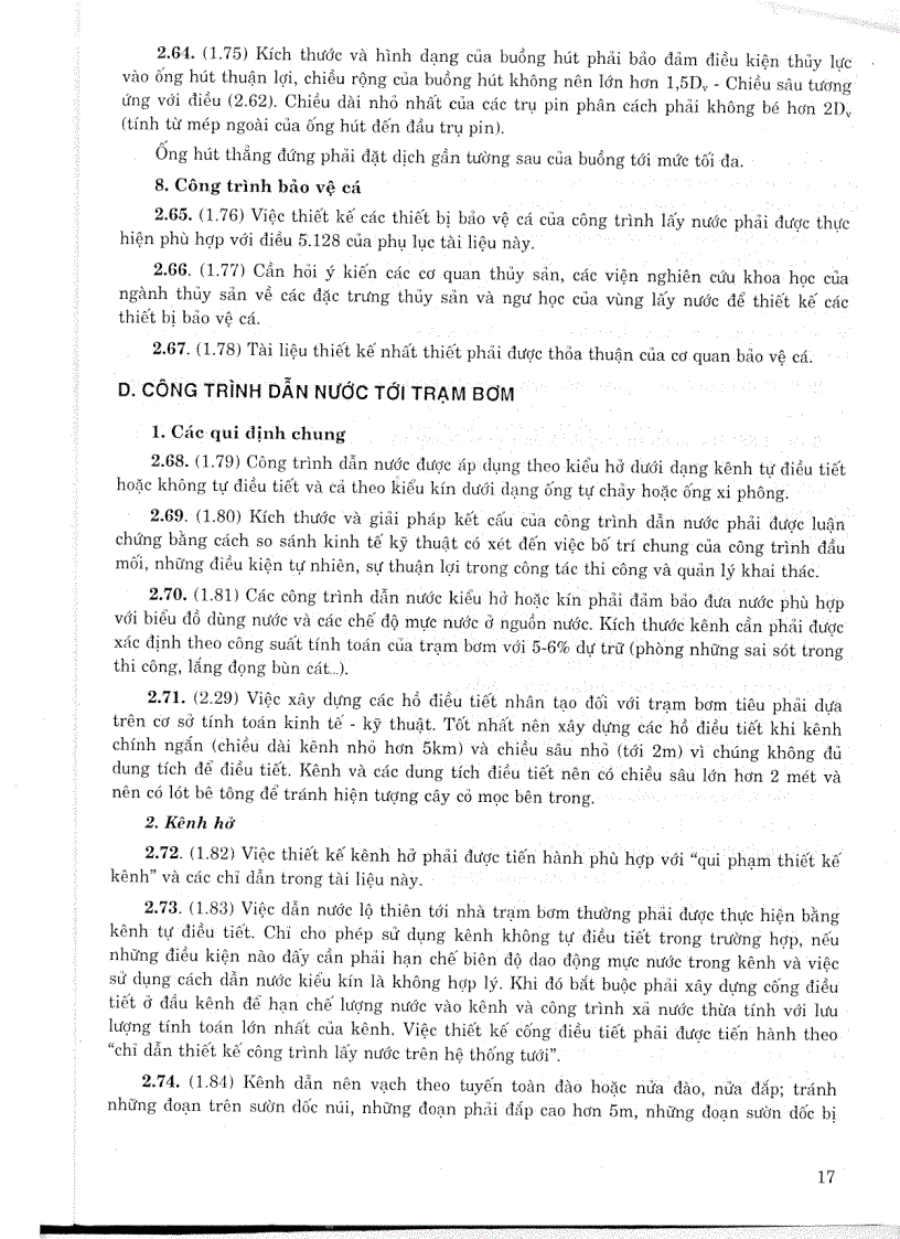 image for page Tiêu chuẩn ngành HD TL C 7 83 Hướng dẫn thiết kế trạm bơm tưới tiêu nước Tiêu chuẩn ngành Thuỷ Lợi