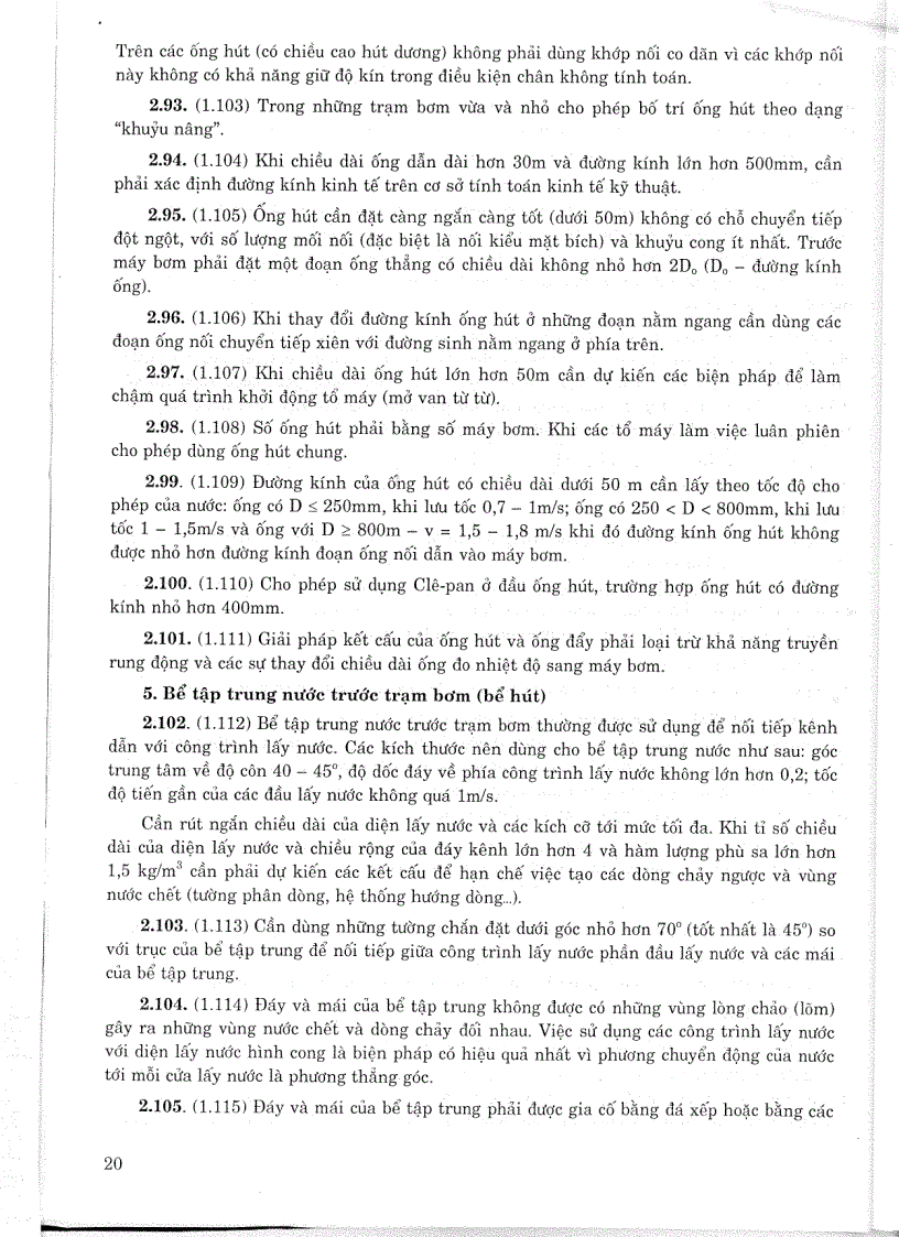 image for page Tiêu chuẩn ngành HD TL C 7 83 Hướng dẫn thiết kế trạm bơm tưới tiêu nước Tiêu chuẩn ngành Thuỷ Lợi