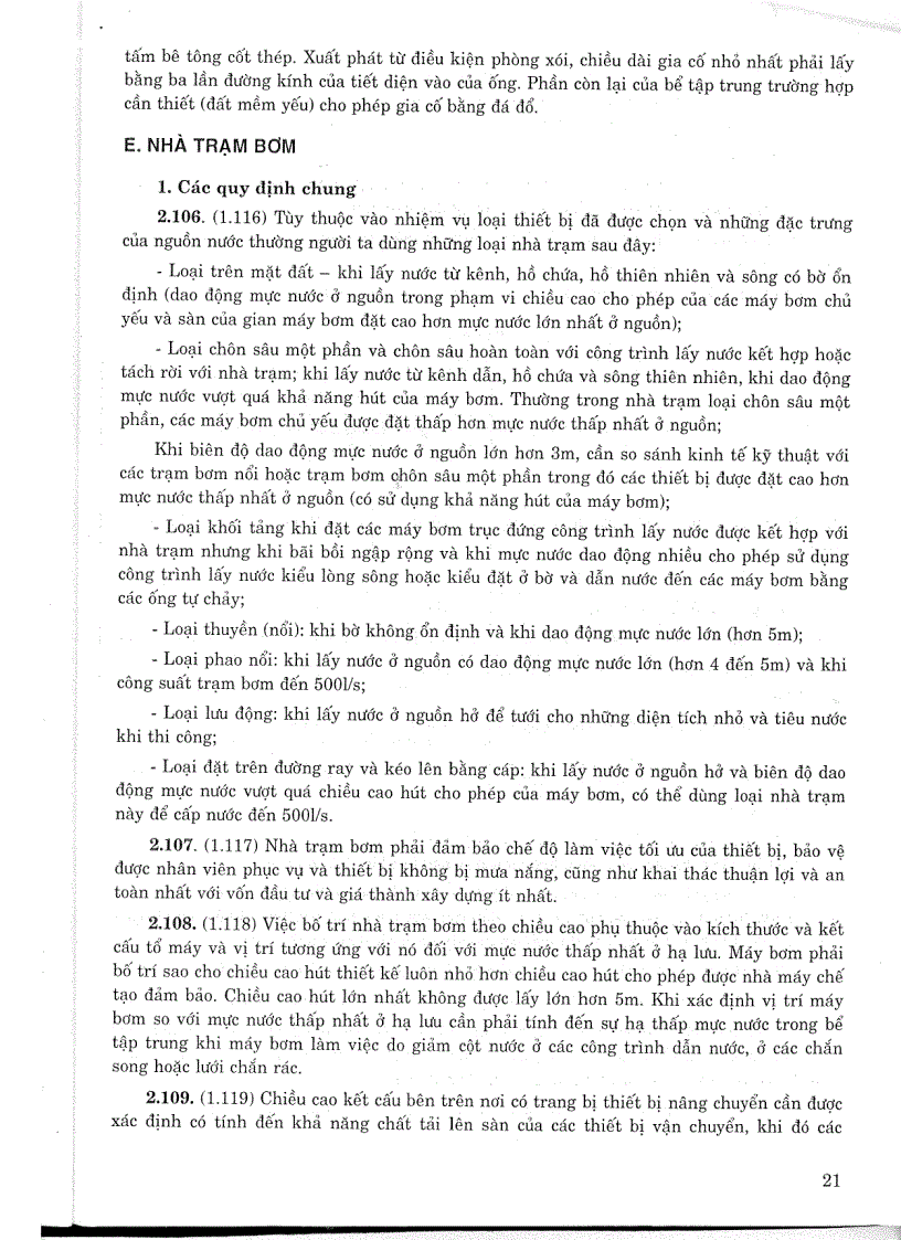 image for page Tiêu chuẩn ngành HD TL C 7 83 Hướng dẫn thiết kế trạm bơm tưới tiêu nước Tiêu chuẩn ngành Thuỷ Lợi