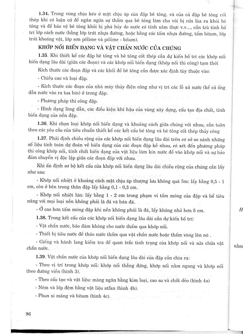 image for page Tiêu chuẩn ngành 14TCN 56 88 Thiết kế đập bê tông và bê tông cốt thép Tiêu chuẩn ngành Thuỷ Lợi