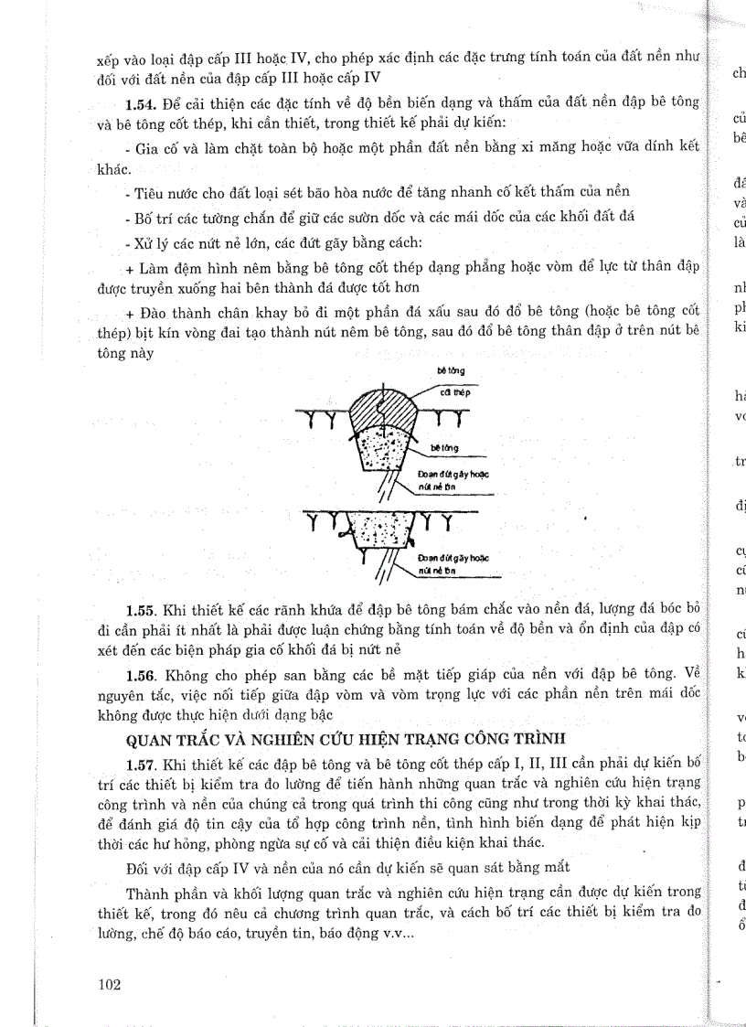 image for page Tiêu chuẩn ngành 14TCN 56 88 Thiết kế đập bê tông và bê tông cốt thép Tiêu chuẩn ngành Thuỷ Lợi