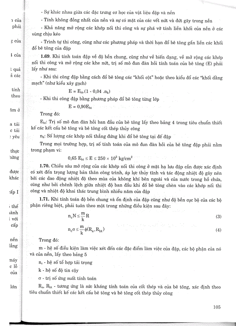 image for page Tiêu chuẩn ngành 14TCN 56 88 Thiết kế đập bê tông và bê tông cốt thép Tiêu chuẩn ngành Thuỷ Lợi
