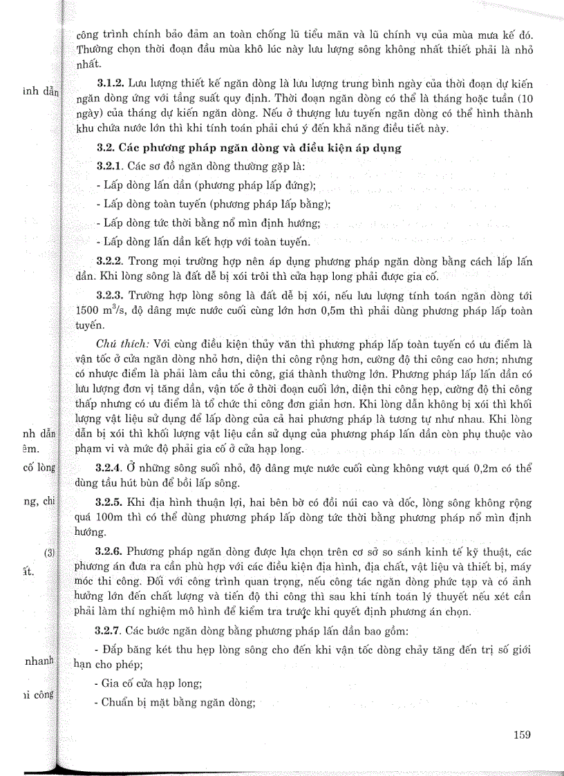 image for page Tiêu chuẩn ngành 14TCN 57 88 Thiết kế dẫn dòng trong xây dựng công trình thuỷ lợi Tiêu chuẩn ngành Thuỷ Lợi
