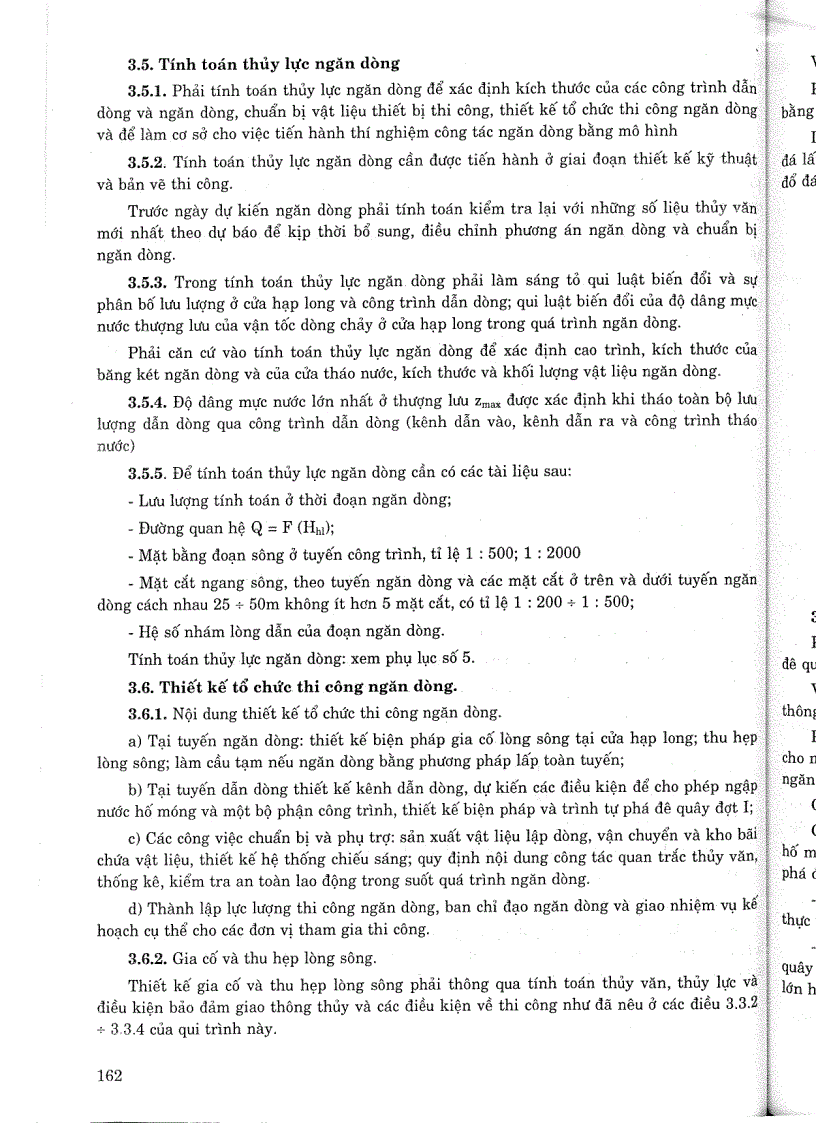 image for page Tiêu chuẩn ngành 14TCN 57 88 Thiết kế dẫn dòng trong xây dựng công trình thuỷ lợi Tiêu chuẩn ngành Thuỷ Lợi