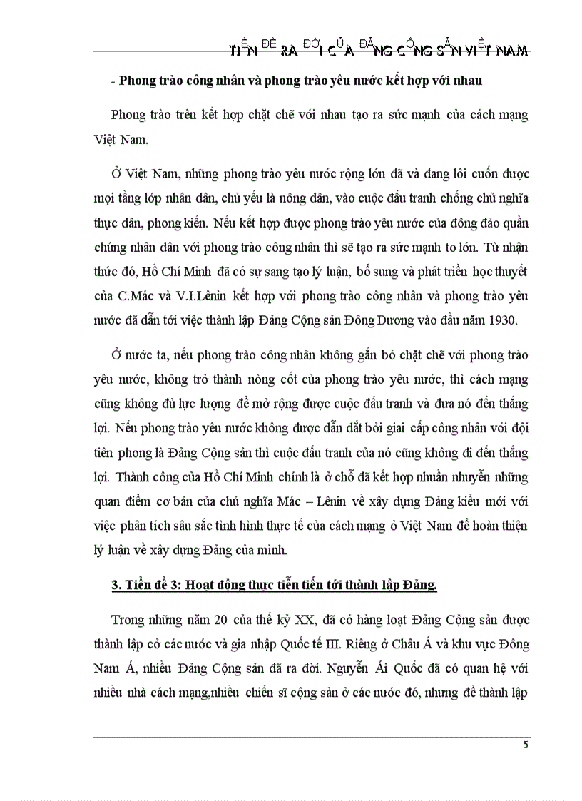 image for page Tiền đề ra đời của đảng cộng sản việt nam