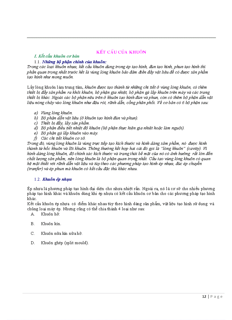 image for page Tài liệu khuôn mẫu kỹ thuật và cách chế tạo khuôn ép phun
