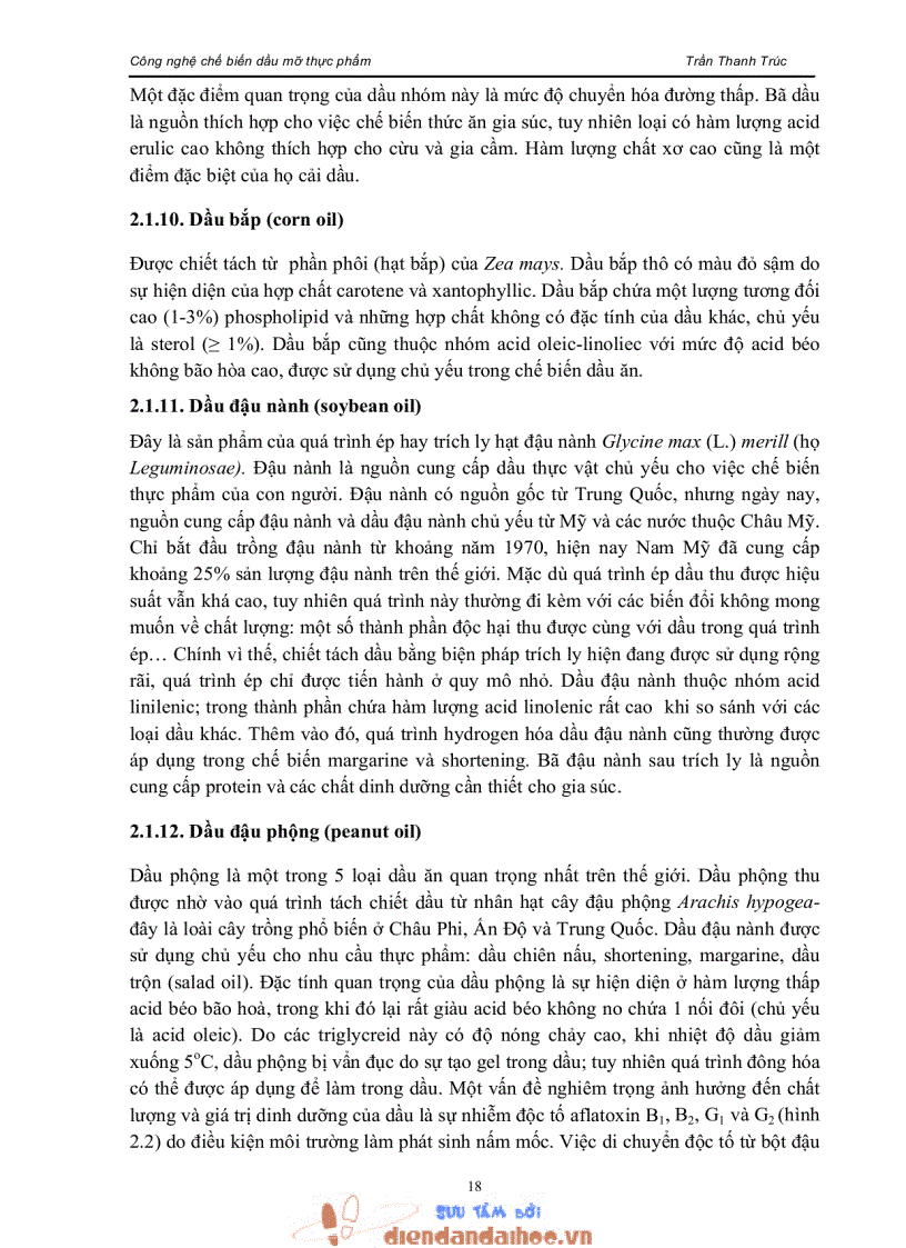 image for page Giáo trình công nghệ chế biến dầu mỡ thực phẩm