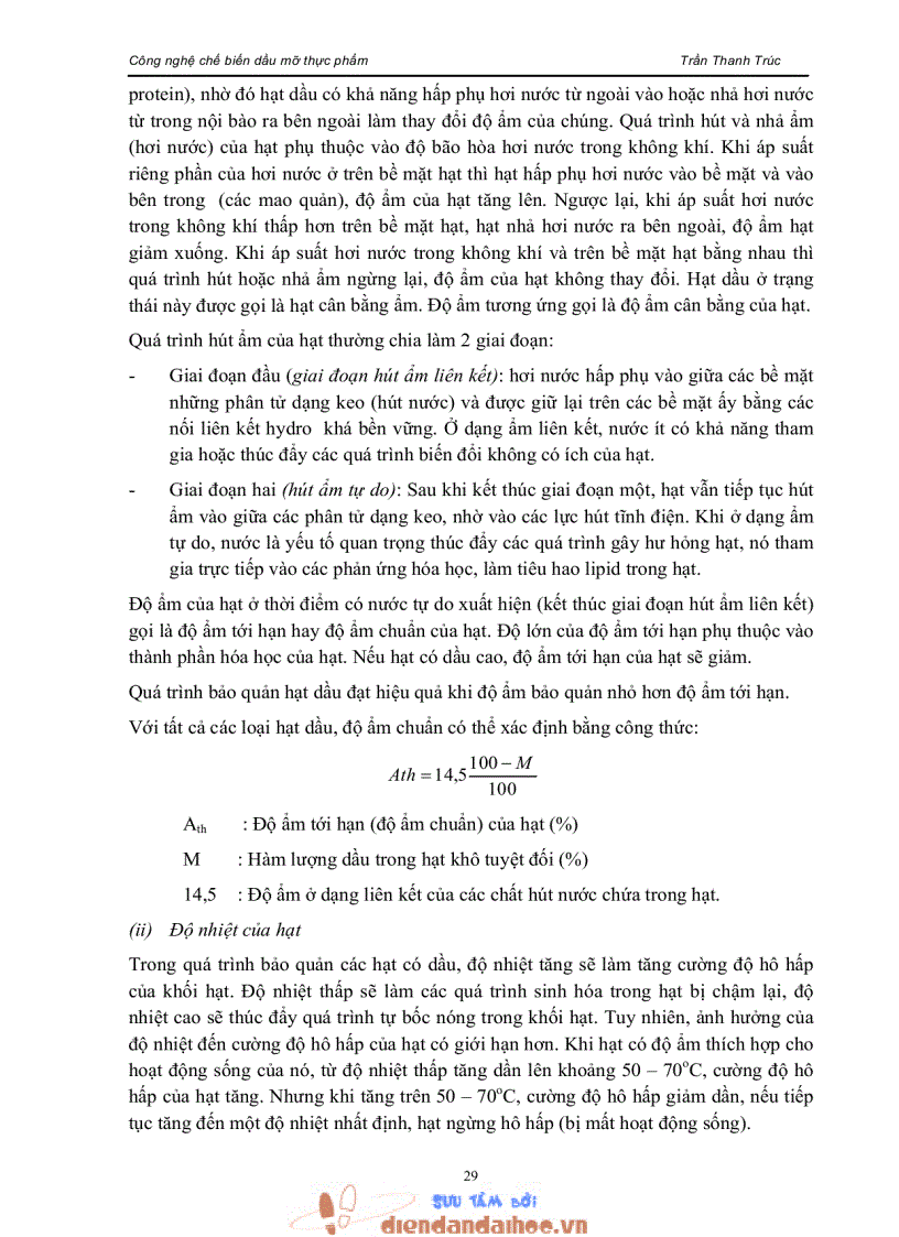 image for page Giáo trình công nghệ chế biến dầu mỡ thực phẩm