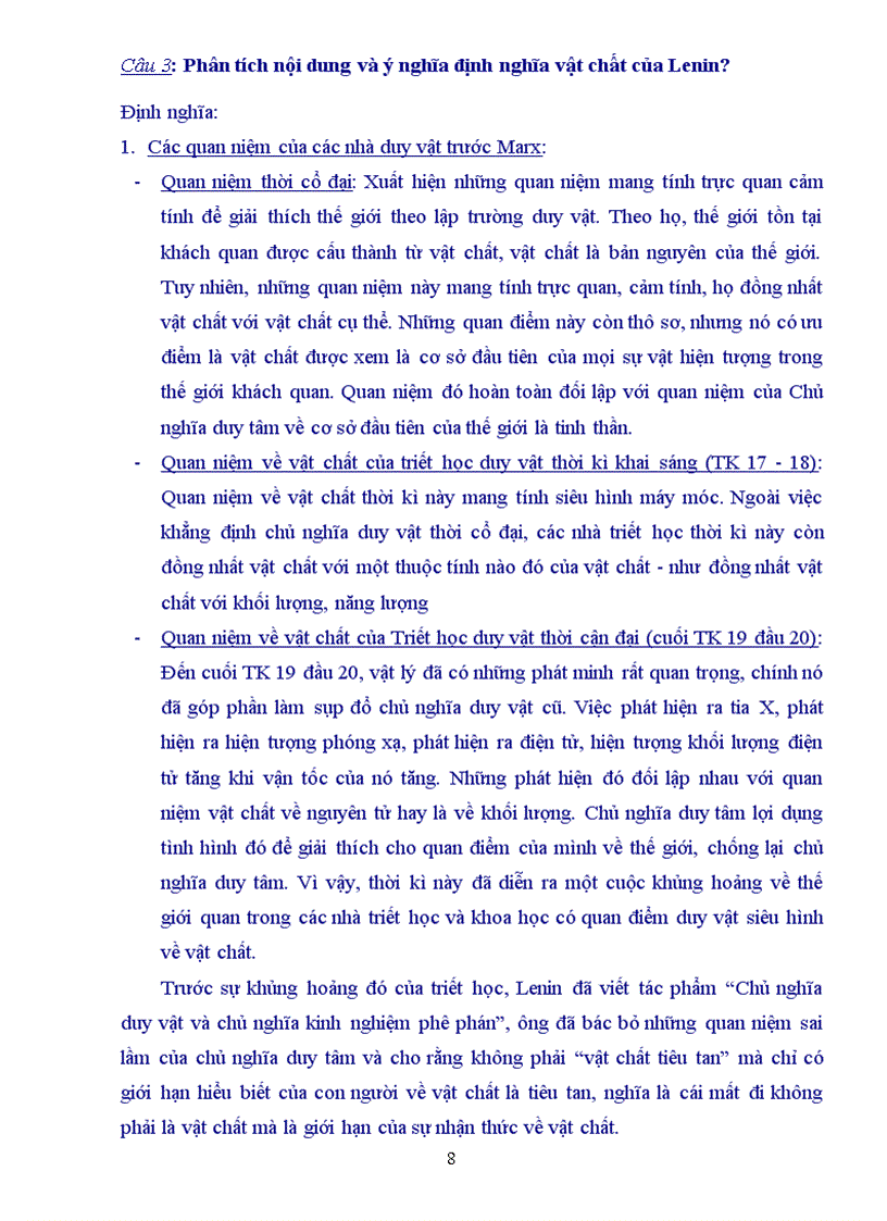 image for page Câu hỏi đáp án ôn thi cao học môn triết học Marx Lenin
