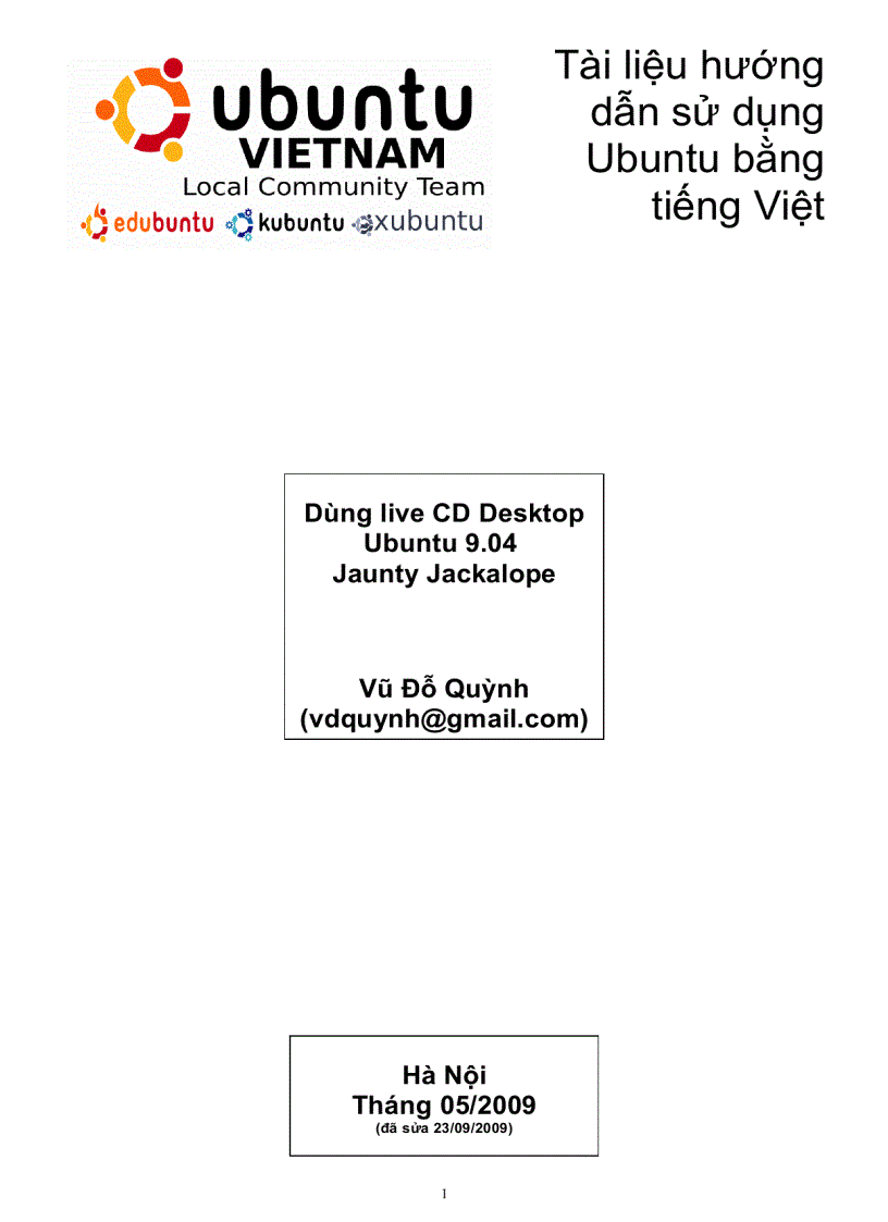 image for page Hướng dẫn sử dụng hệ điều hành Ubuntu Linux