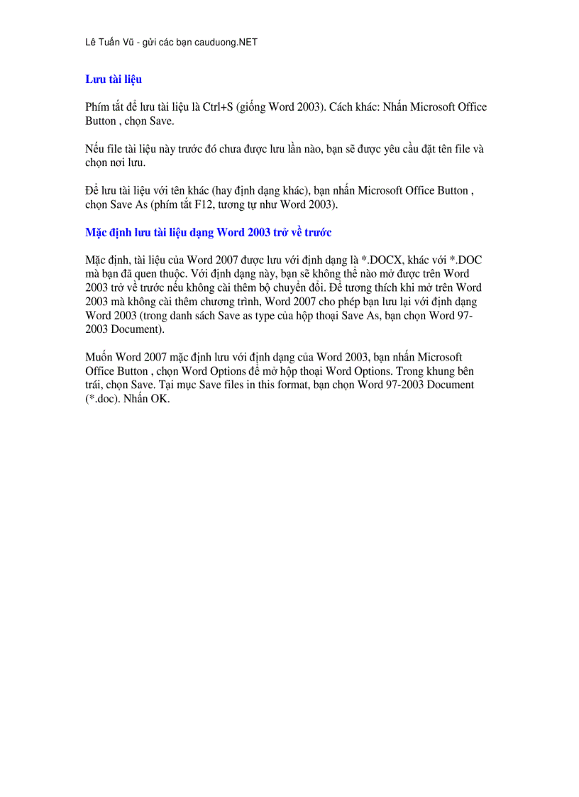 image for page Hướng dẫn sử dụng Word 2007