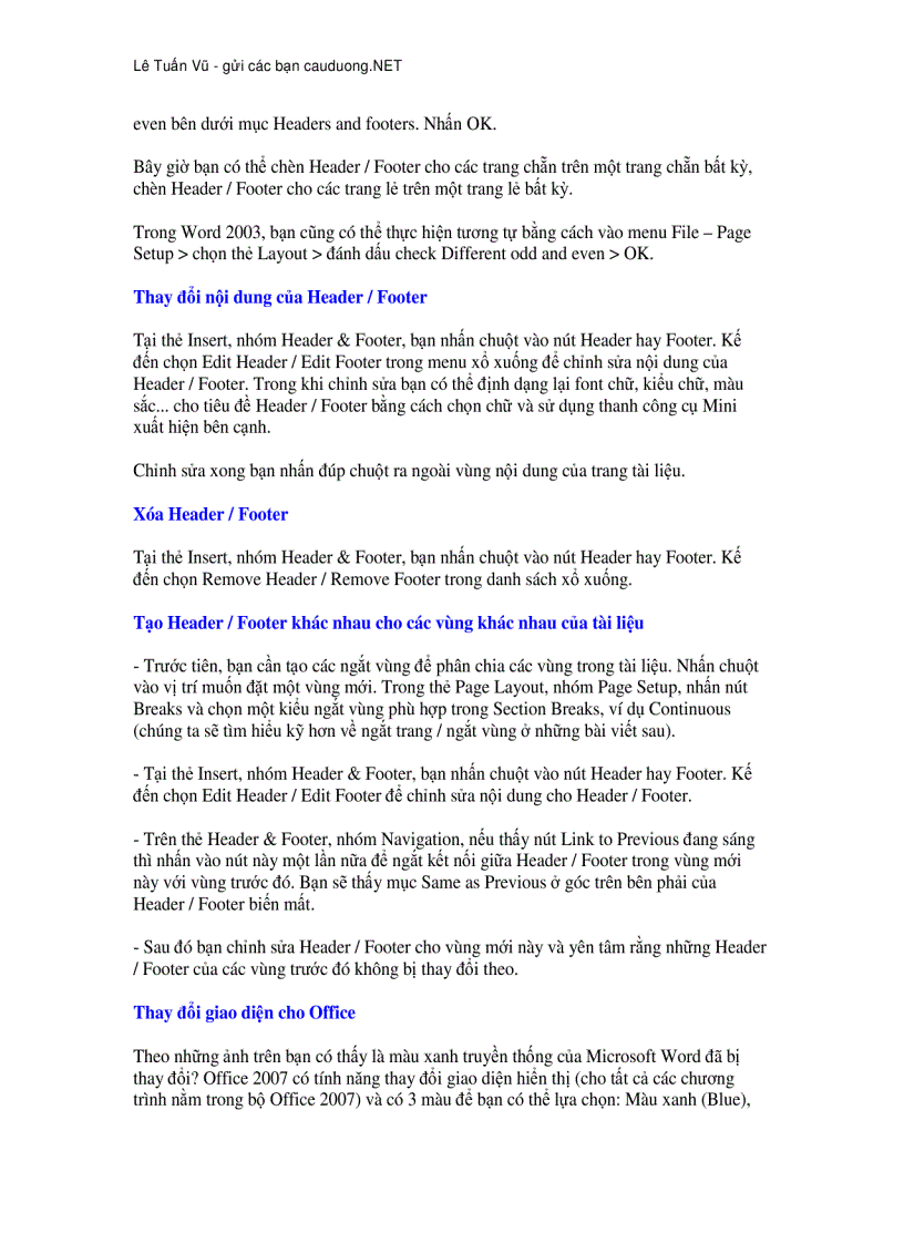 image for page Hướng dẫn sử dụng Word 2007