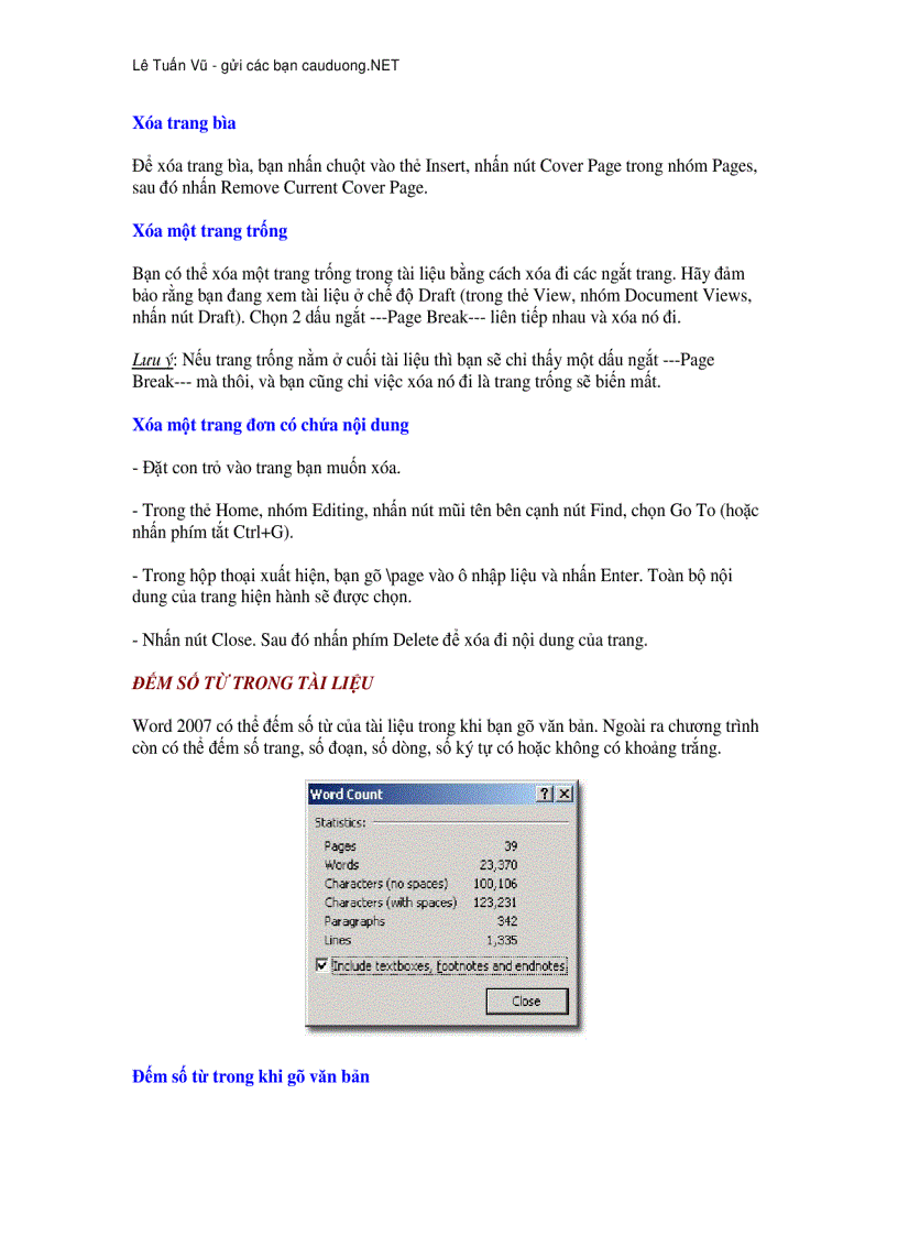 image for page Hướng dẫn sử dụng Word 2007