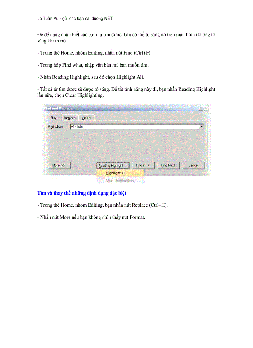 image for page Hướng dẫn sử dụng Word 2007
