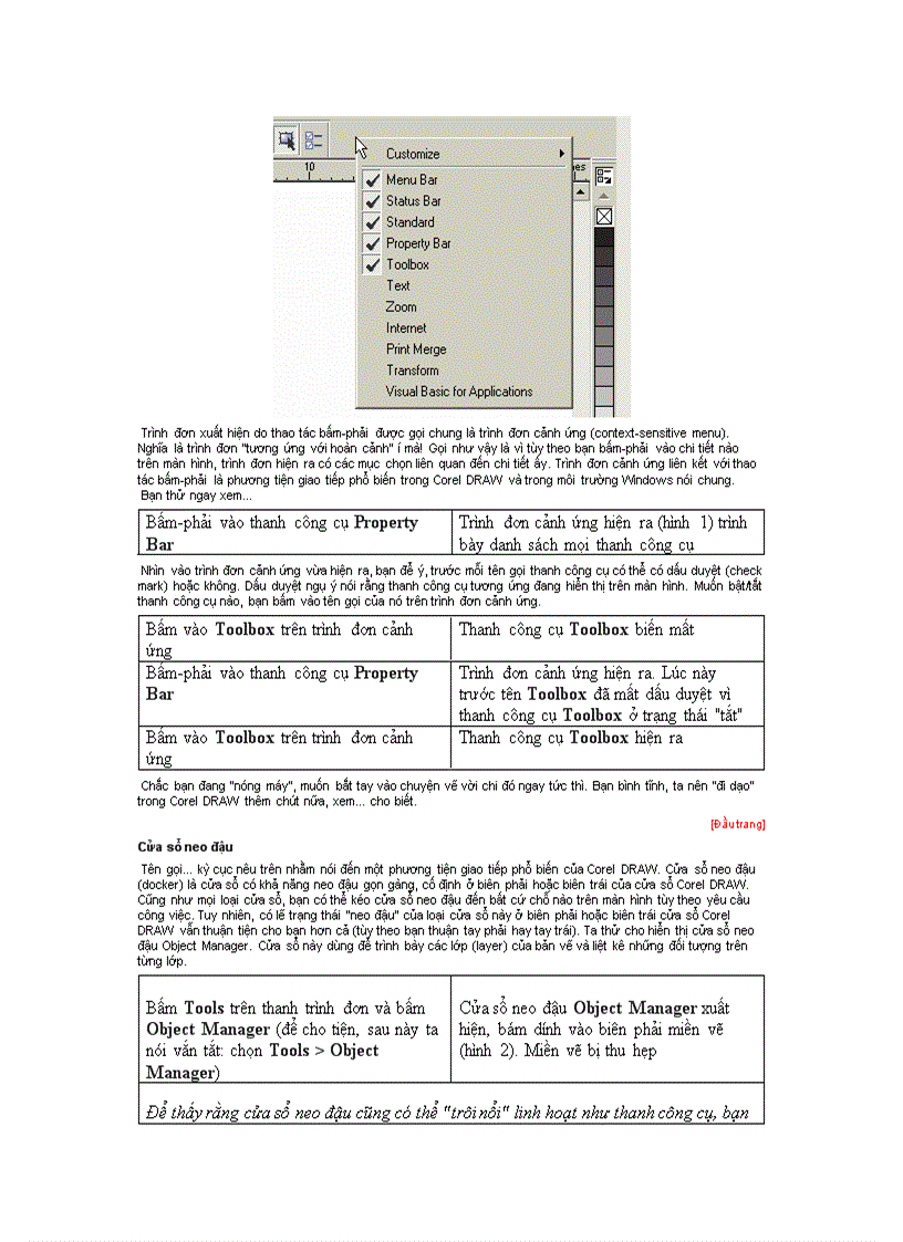 image for page Hướng dẫn thao tác và vẽ CorelDraw