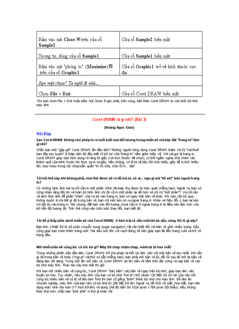 image for page Hướng dẫn thao tác và vẽ CorelDraw