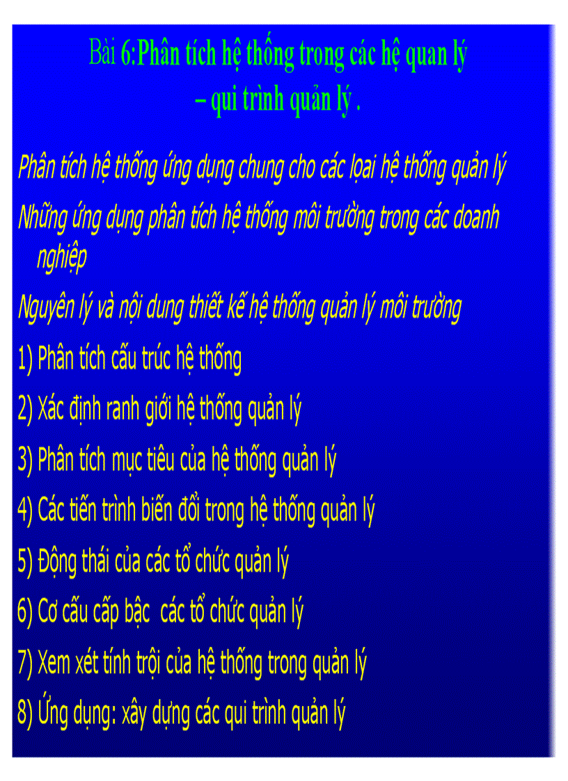 image for page Bài giảng Phân tích hệ thống môi trường