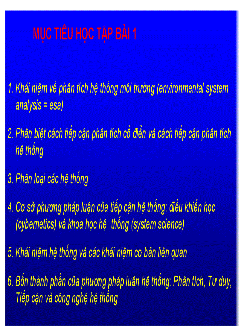 image for page Bài giảng Phân tích hệ thống môi trường