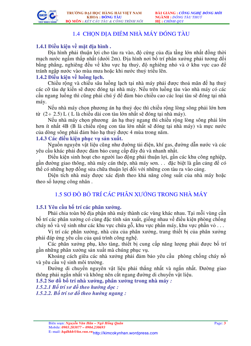 image for page Giáo trình công nghệ đóng mới tàu thủy đhhh