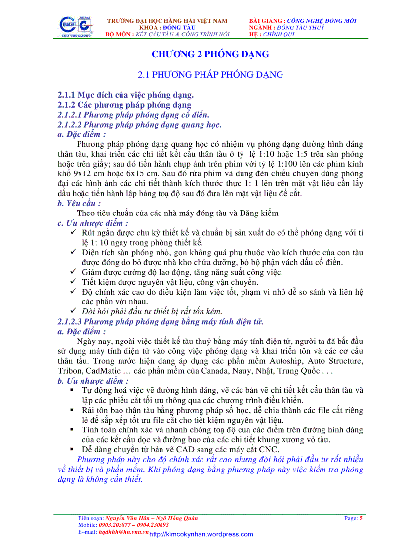 image for page Giáo trình công nghệ đóng mới tàu thủy đhhh