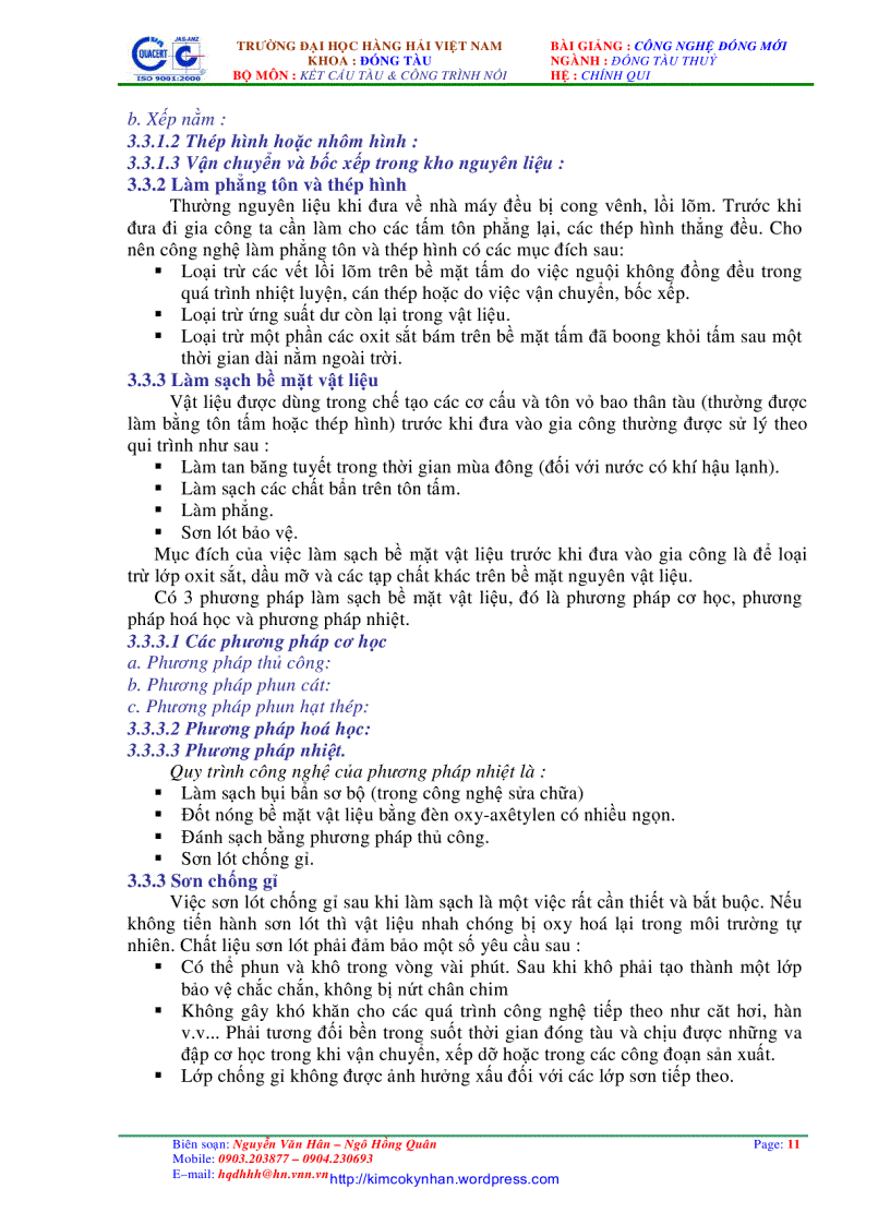 image for page Giáo trình công nghệ đóng mới tàu thủy đhhh