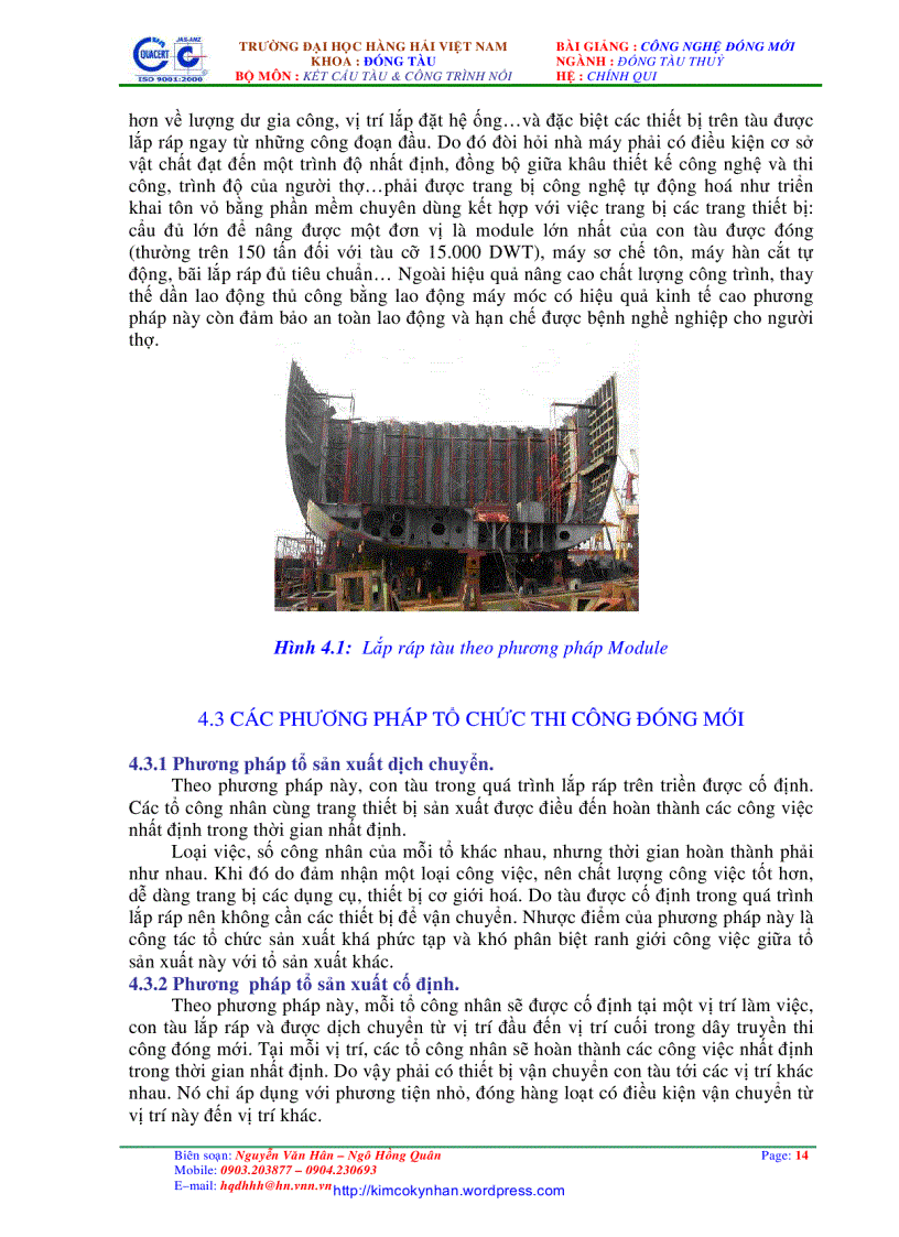 image for page Giáo trình công nghệ đóng mới tàu thủy đhhh