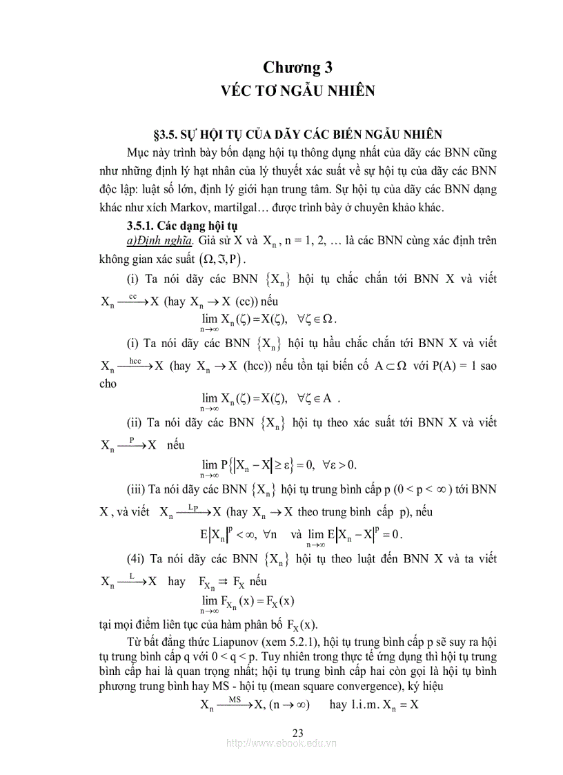 image for page CAO HỌC Xác suất thống kê và Quá trình ngẫu nhiên