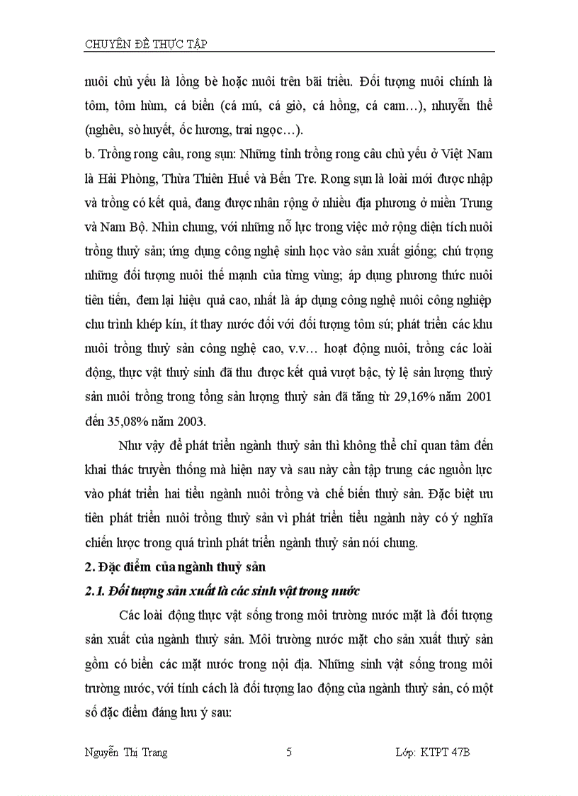 image for page Thực trạng và giải pháp nâng cao hiệu quả nuôi trồng thuỷ sản ở tỉnh thái bình