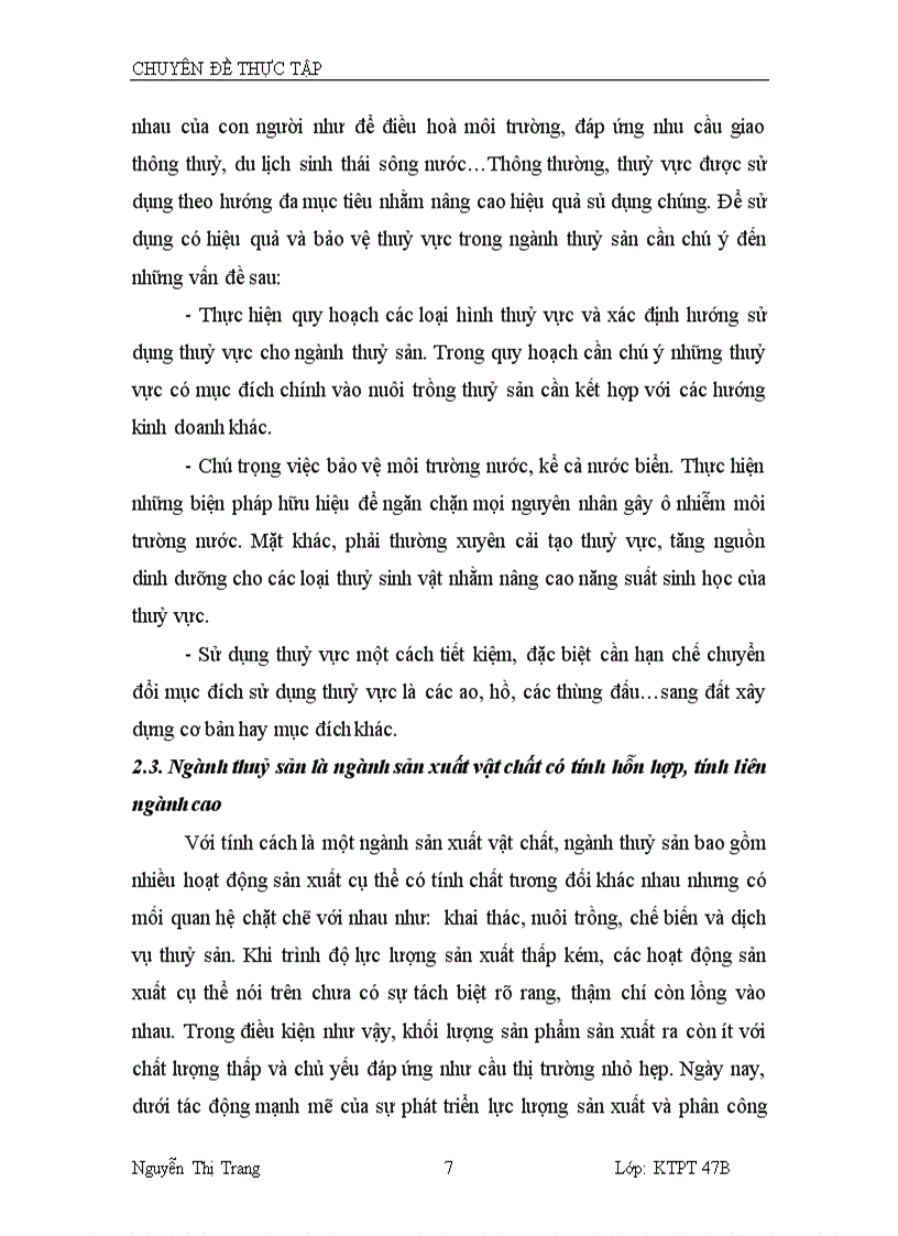 image for page Thực trạng và giải pháp nâng cao hiệu quả nuôi trồng thuỷ sản ở tỉnh thái bình