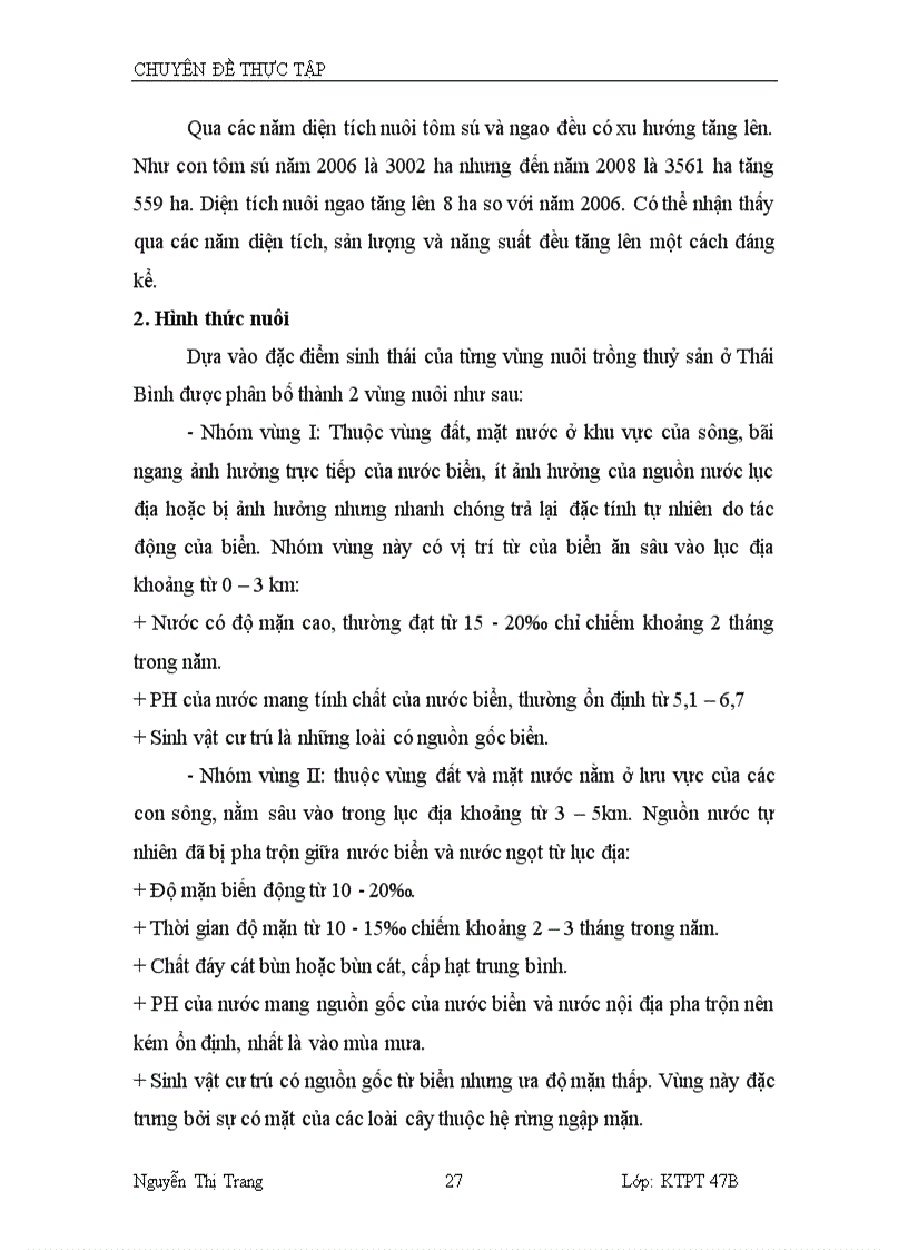 image for page Thực trạng và giải pháp nâng cao hiệu quả nuôi trồng thuỷ sản ở tỉnh thái bình