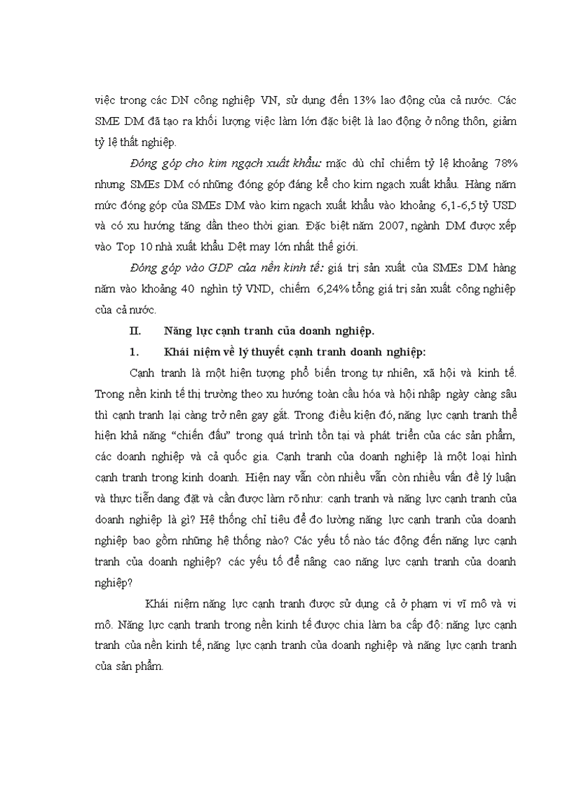 image for page Một số giải pháp nâng cao năng lực cạnh tranh của SMEs Dệt may Việt Nam sau khi gia nhập WTO