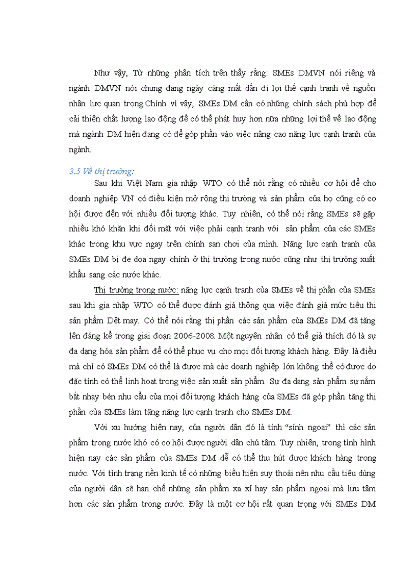 image for page Một số giải pháp nâng cao năng lực cạnh tranh của SMEs Dệt may Việt Nam sau khi gia nhập WTO