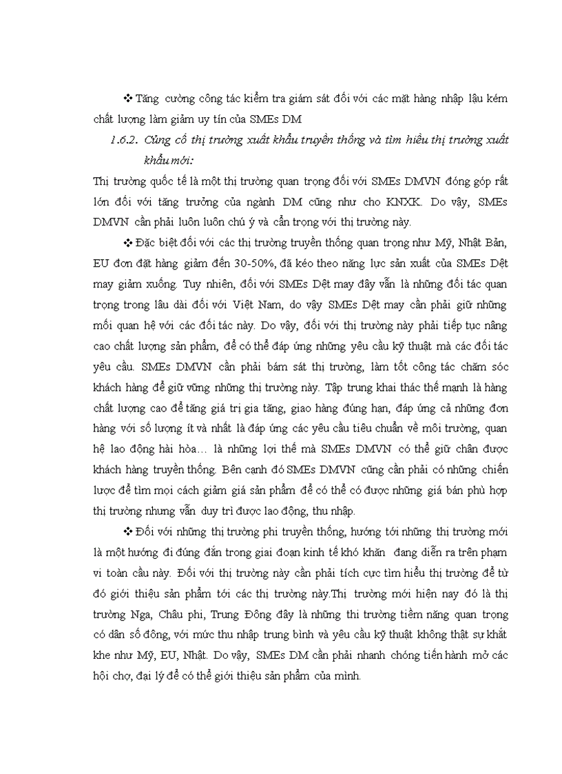 image for page Một số giải pháp nâng cao năng lực cạnh tranh của SMEs Dệt may Việt Nam sau khi gia nhập WTO