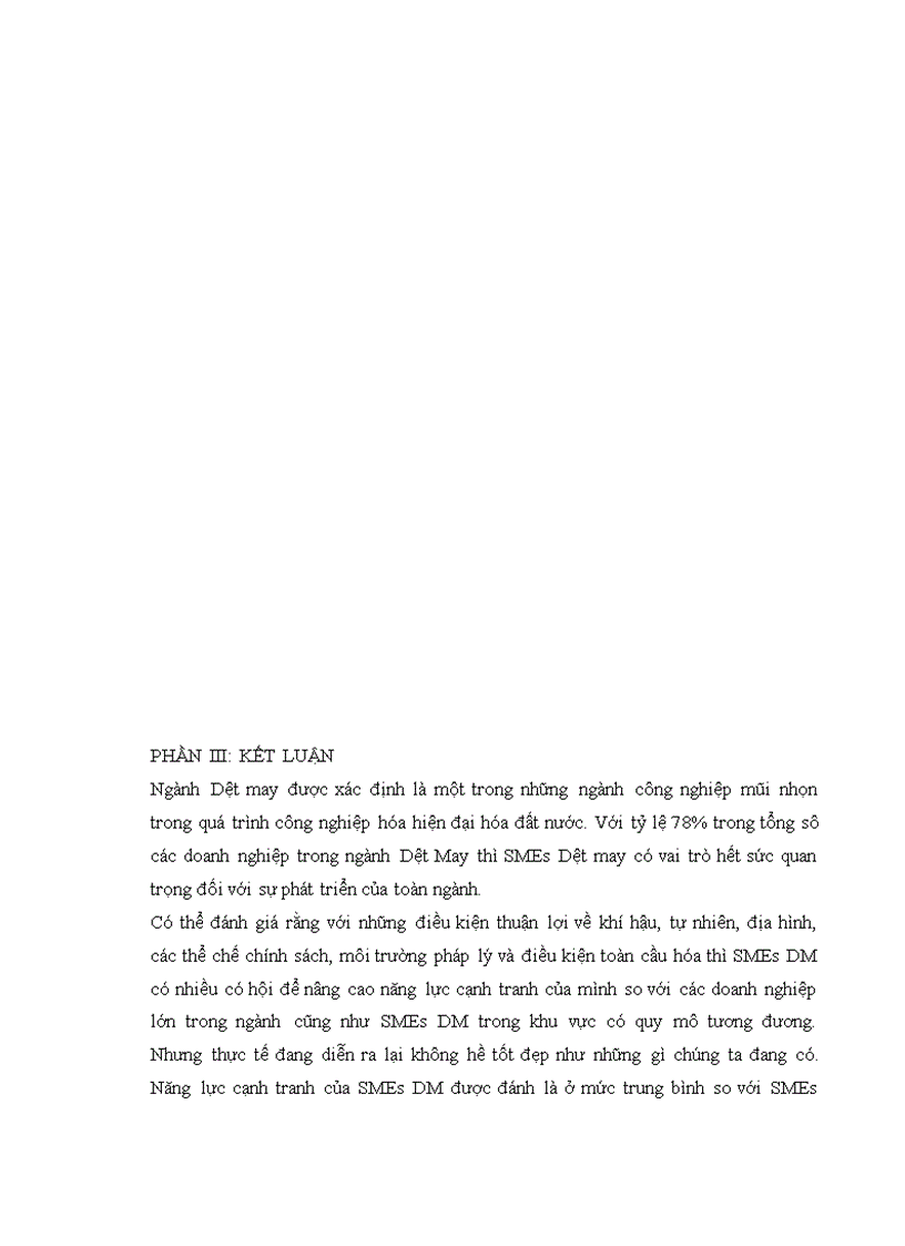 image for page Một số giải pháp nâng cao năng lực cạnh tranh của SMEs Dệt may Việt Nam sau khi gia nhập WTO