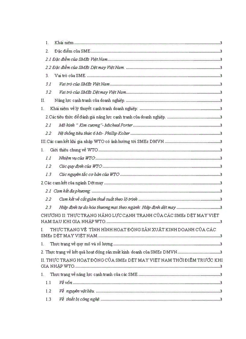 image for page Một số giải pháp nâng cao năng lực cạnh tranh của SMEs Dệt may Việt Nam sau khi gia nhập WTO