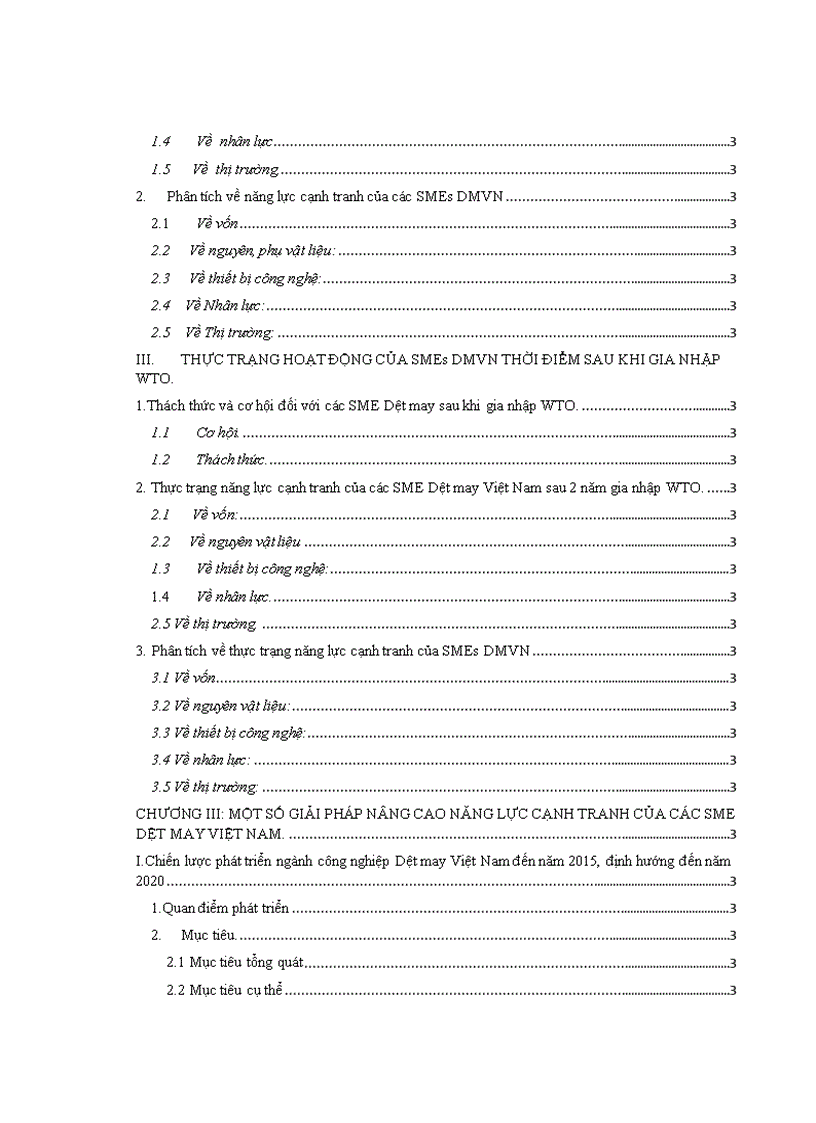 image for page Một số giải pháp nâng cao năng lực cạnh tranh của SMEs Dệt may Việt Nam sau khi gia nhập WTO