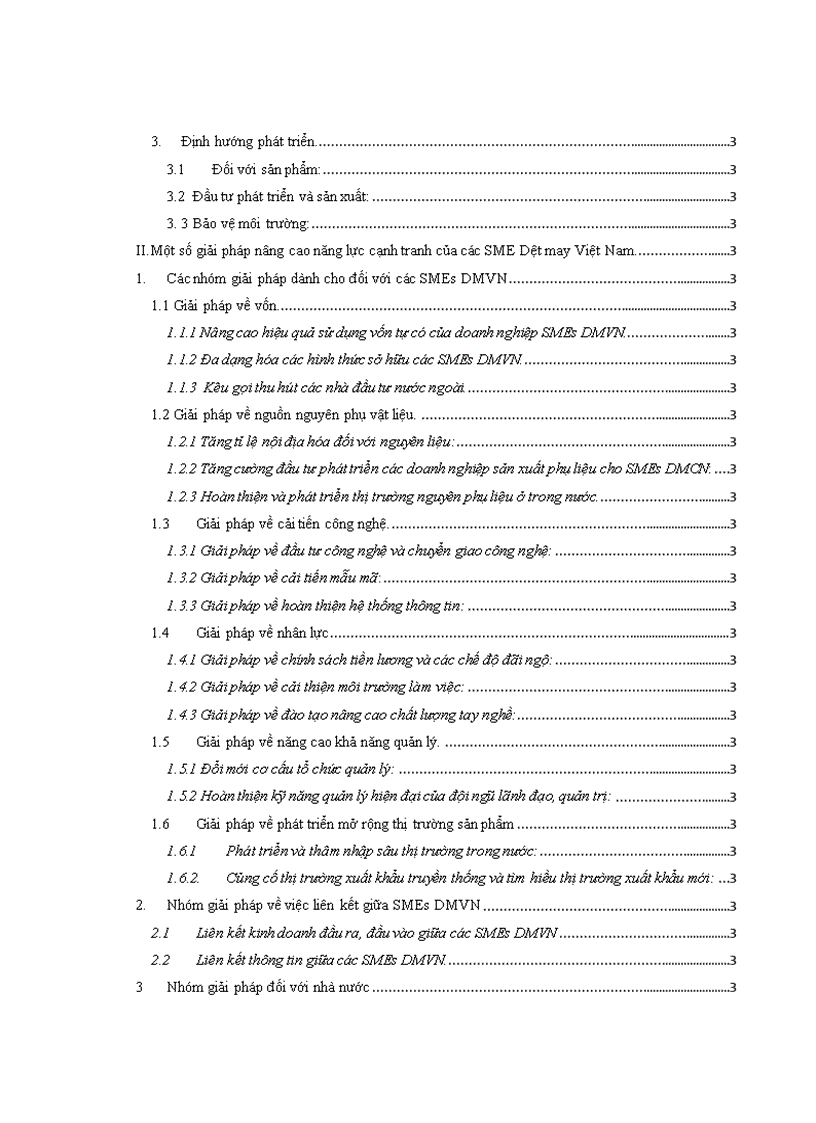 image for page Một số giải pháp nâng cao năng lực cạnh tranh của SMEs Dệt may Việt Nam sau khi gia nhập WTO