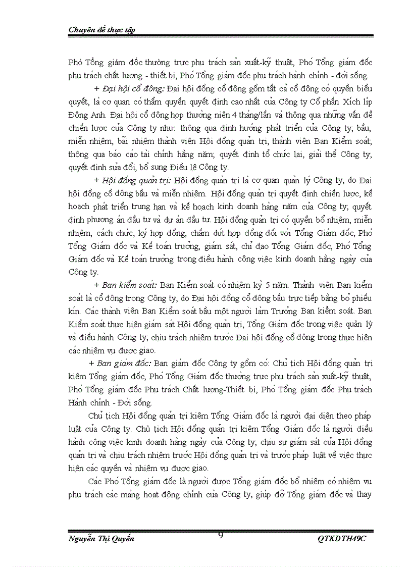 image for page Hoàn thiện và nâng cao công tác tiêu thụ sản phẩm của công ty Cổ phần xích líp Đông Anh