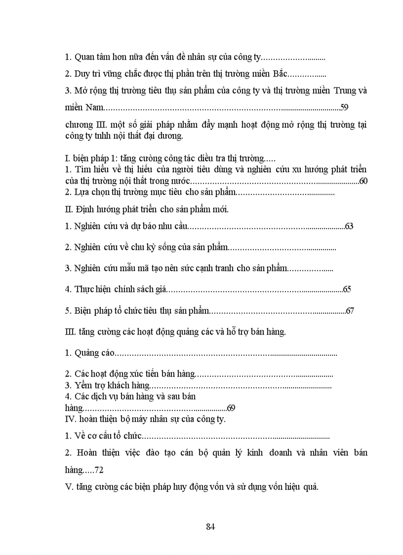 image for page Thực trạng công tác mở rộng thị trường tiêu thụ sản phẩm của công ty TNHH nội thất Đại Dương