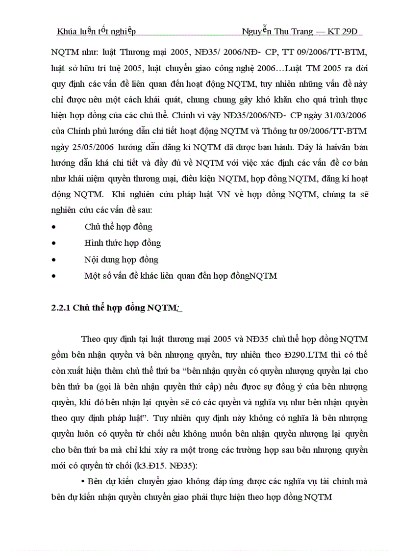 image for page Một số vấn đề lý luận và thực tiễn về hợp đồng nhượng quyền thương mại ở Việt Nam