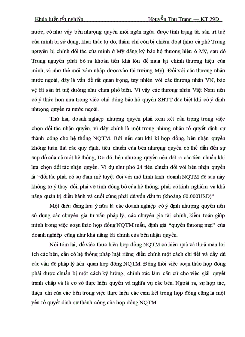 image for page Một số vấn đề lý luận và thực tiễn về hợp đồng nhượng quyền thương mại ở Việt Nam